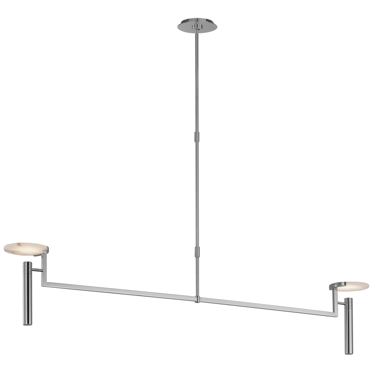 Melange Extra Large Floating Disc Linear Chandelier