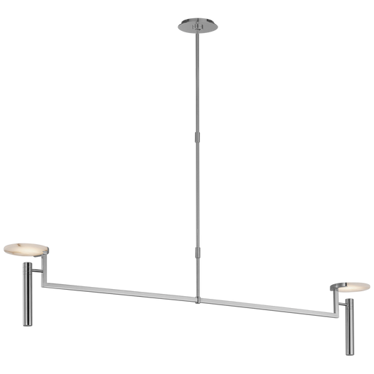 Melange Extra Large Floating Disc Linear Chandelier