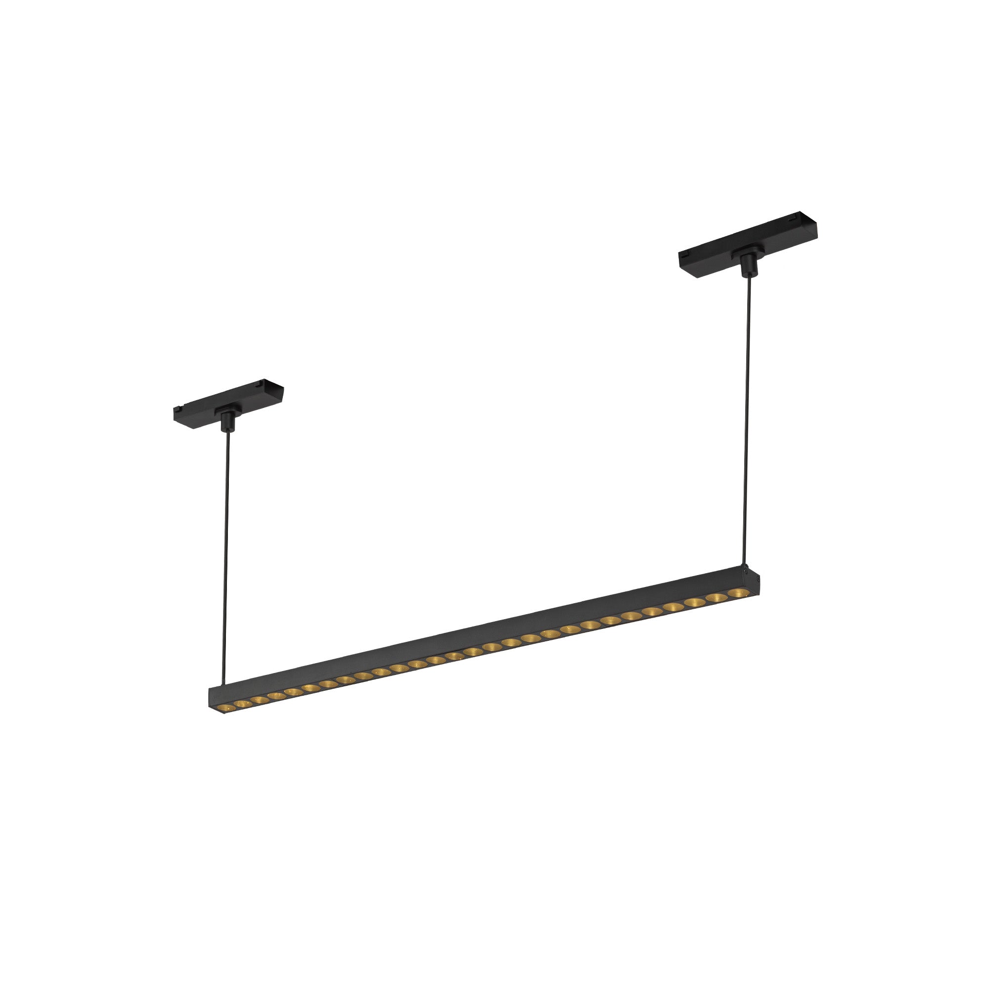 Kyan Linear Pendant in Black Finish | Kuzco Lighting