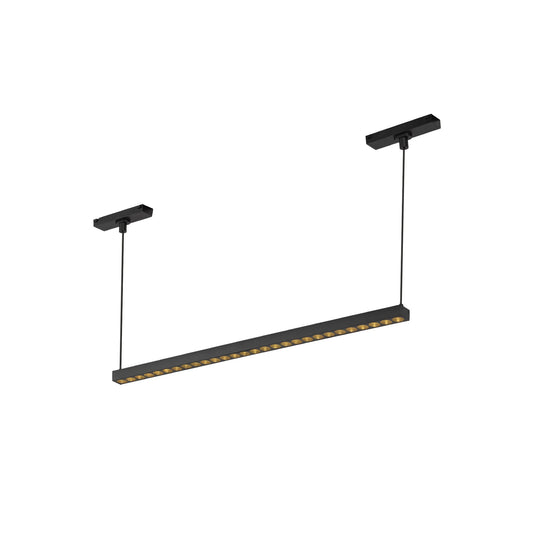 Kyan Linear Pendant in Black Finish | Kuzco Lighting