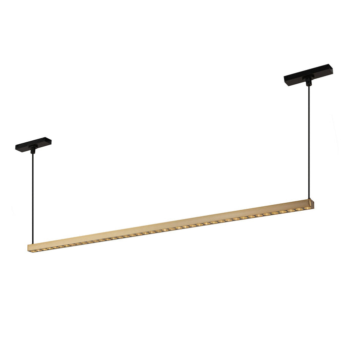 Kyan Linear Pendant in Brushed Gold Finish | Kuzco Lighting
