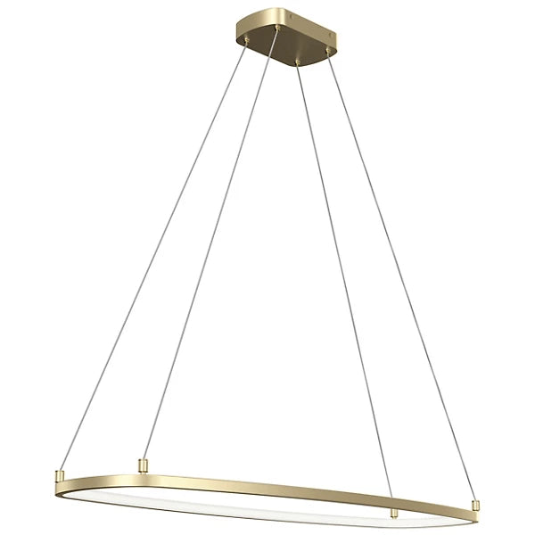 Koloa LED Linear Suspension - Champagne Gold