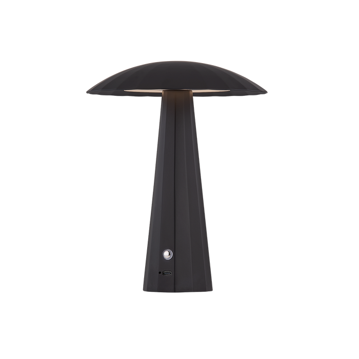 Henniker Rechargeable Table Lamp by Hudson Valley Lighting - Soft Black Finish
