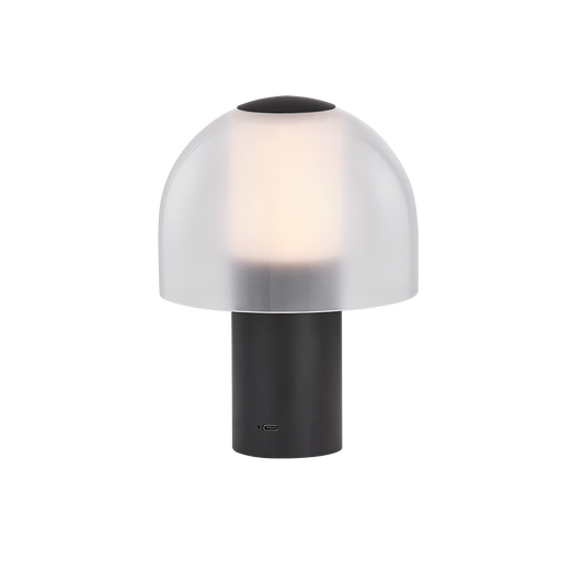 Kettletown Rechargeable Table Lamp by Hudson Valley Lighting - Soft Black Finish
