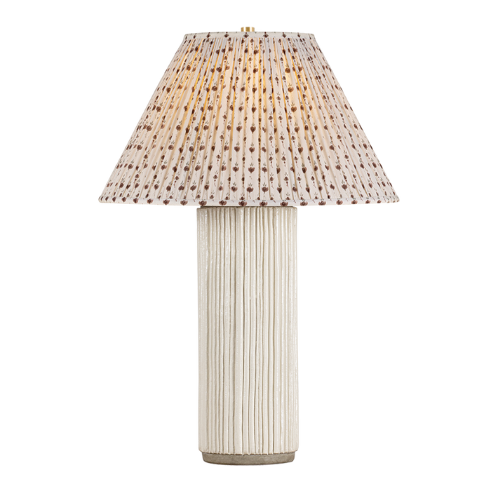 Crestwood Table Lamp With Primrose Red Shade