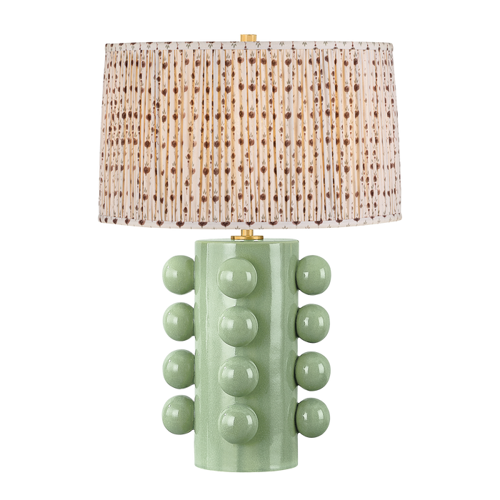 Roselle Table Lamp With Primrose Red Shade