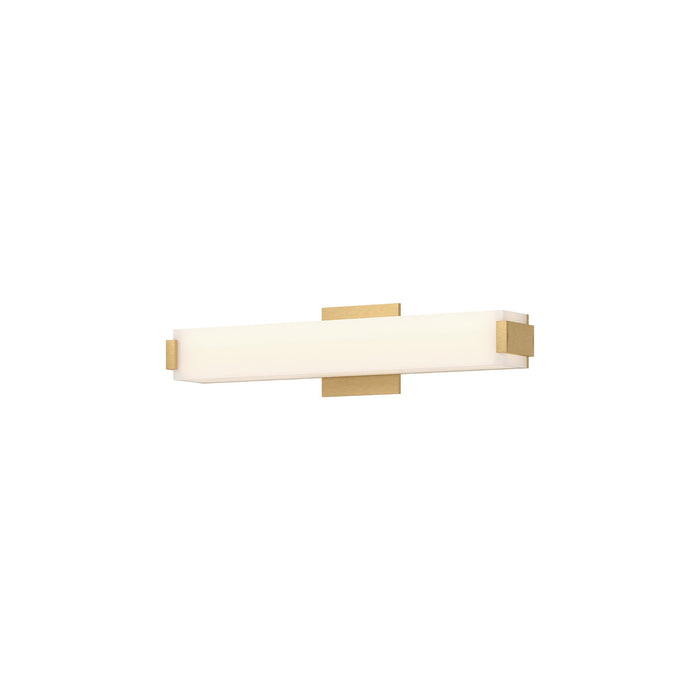 Latitude LED Vanity in Brushed Gold Finish | Kuzco Lighting