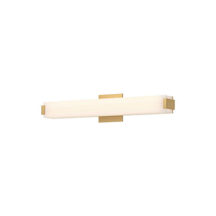 Latitude LED Vanity in Brushed Gold Finish | Kuzco Lighting