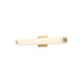 Latitude LED Vanity in Brushed Gold Finish | Kuzco Lighting