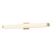 Latitude LED Vanity in Brushed Gold Finish | Kuzco Lighting
