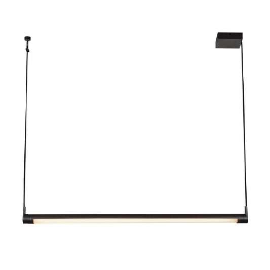 Laurence LED Linear Pendant in Urban Bronze Finish | Kuzco Lighting
