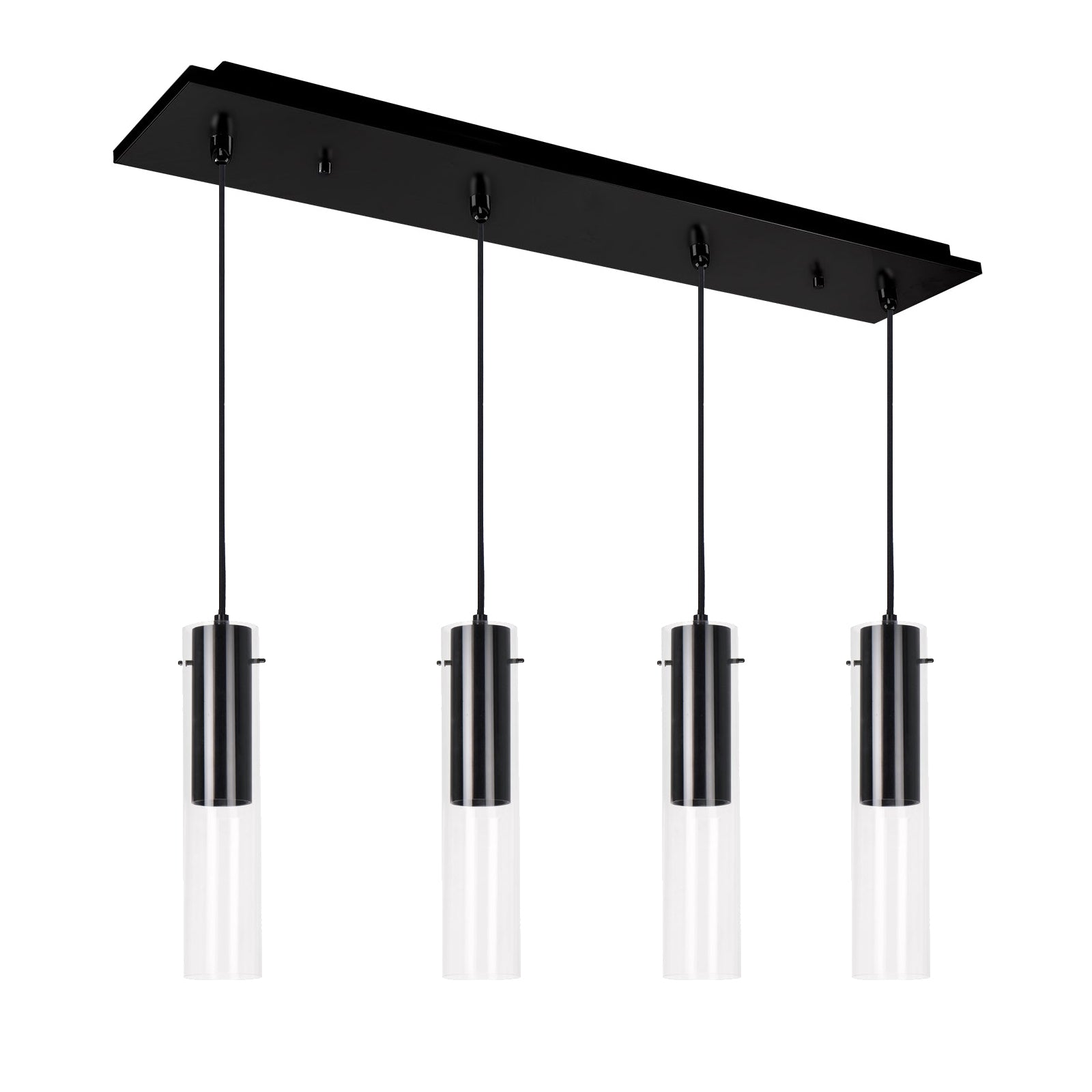 Lena Multi-Light Pendant in Black Finish | Kuzco Lighting