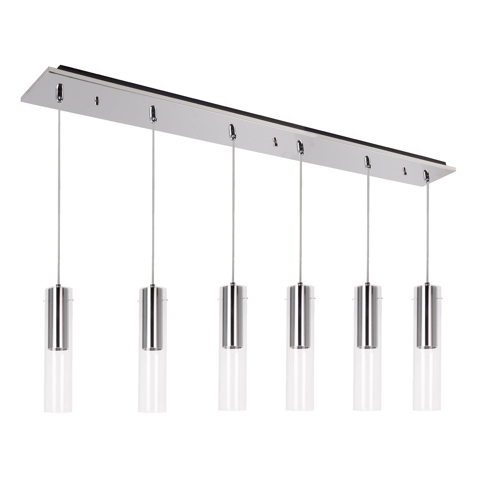 Lena Multi-Light Pendant in Chrome Finish | Kuzco Lighting