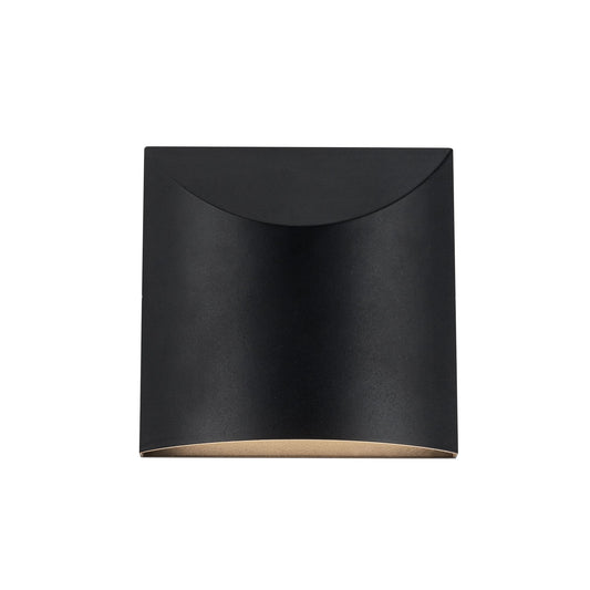 Lenox LED Exterior Wall Sconce in Black Finish | Kuzco Lighting