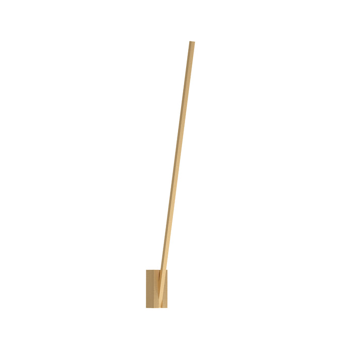 Lever LED Wall Sconce in Brushed Gold Finish | Kuzco Lighting