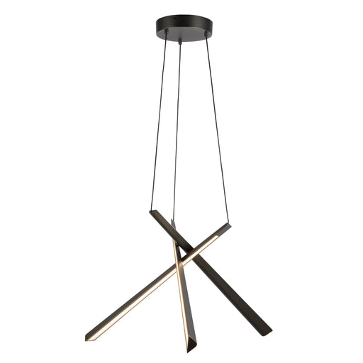 Lex LED Chandelier in Urban Bronze Finish | Kuzco Lighting