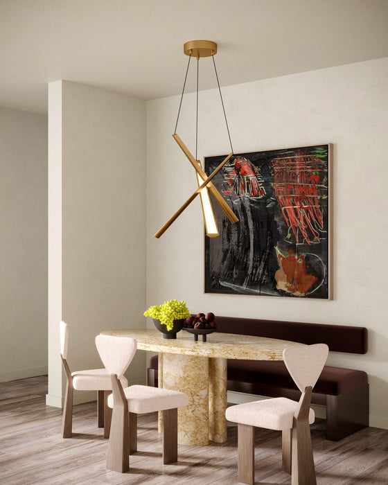 Lex LED Chandelier by Kuzco Lighting