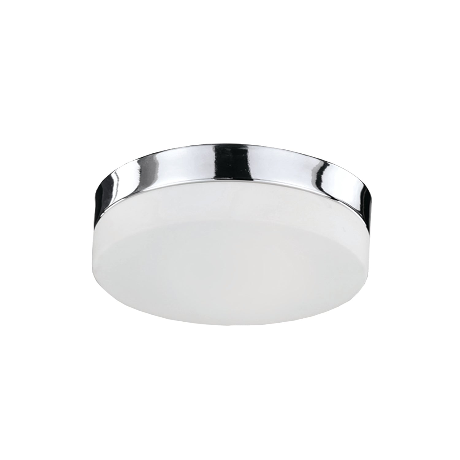 Lomita LED Flush Mount in Chrome Finish | Kuzco Lighting
