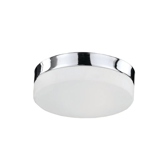 Lomita LED Flush Mount in Chrome Finish | Kuzco Lighting