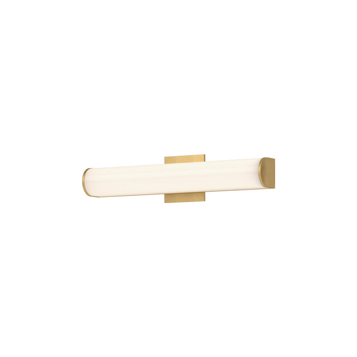 Longitude LED Vanity in Brushed Gold Finish | Kuzco Lighting