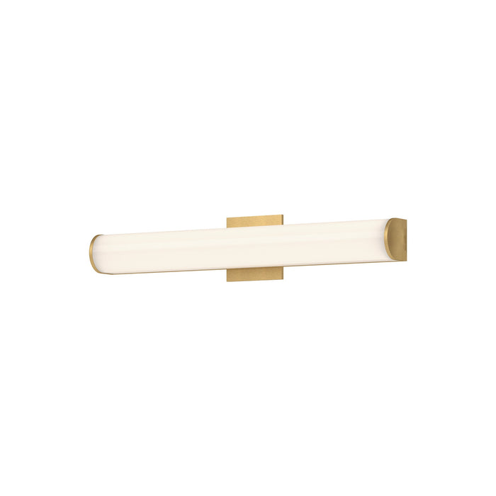 Longitude LED Vanity in Brushed Gold Finish | Kuzco Lighting