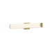 Longitude LED Vanity in Brushed Gold Finish | Kuzco Lighting