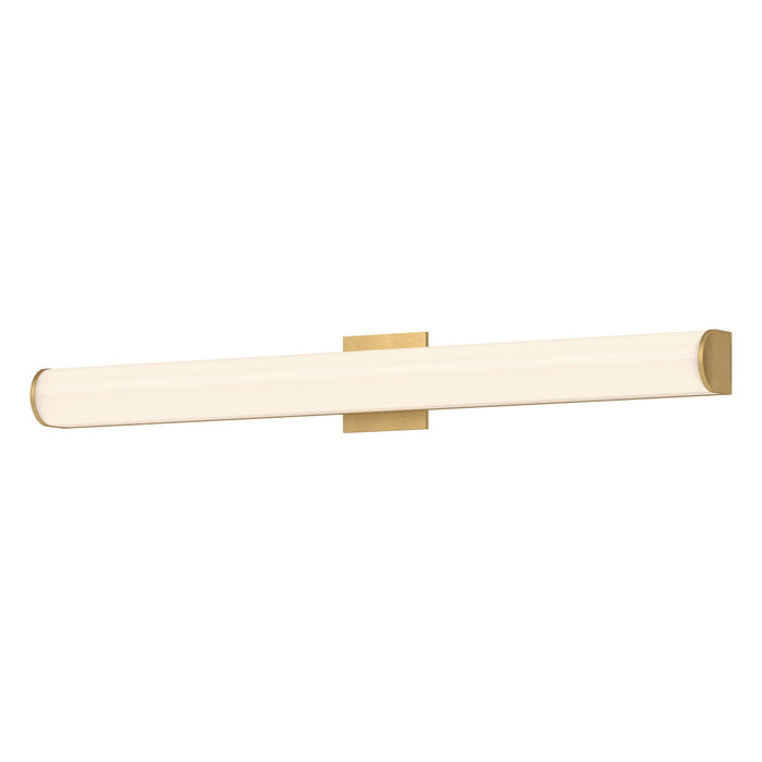 Longitude LED Vanity in Brushed Gold Finish | Kuzco Lighting