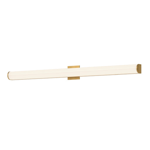Longitude LED Vanity Light in Brushed Gold Finish | Kuzco Lighting