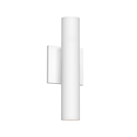 Lorna LED Wall Sconce Up/Down Light in White Finish | Kuzco Lighting