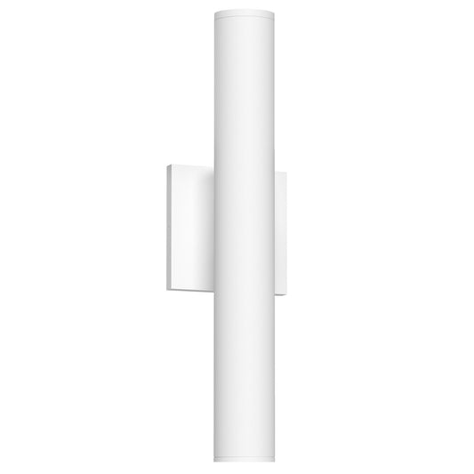 Lorna LED Wall Sconce Up/Down Light in White Finish | Kuzco Lighting
