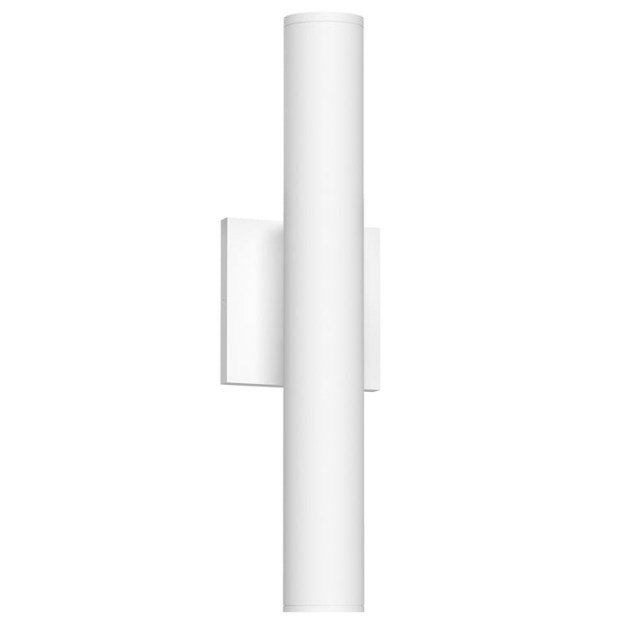 Lorna LED Wall Sconce Up/Down Light in White Finish | Kuzco Lighting