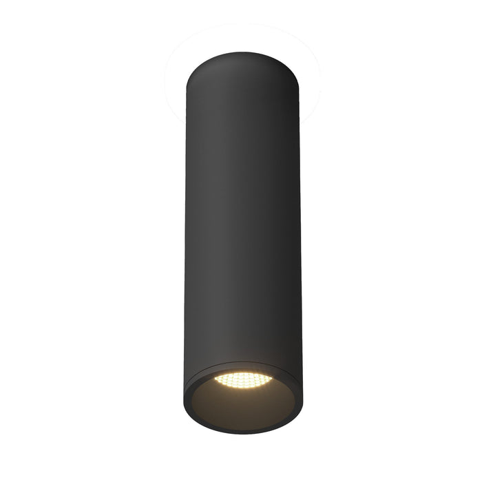 Lorna LED Flush Mount in Black Finish | Kuzco Lighting