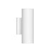 Lorna LED Wall Sconce Up/Down Light in White Finish | Kuzco Lighting