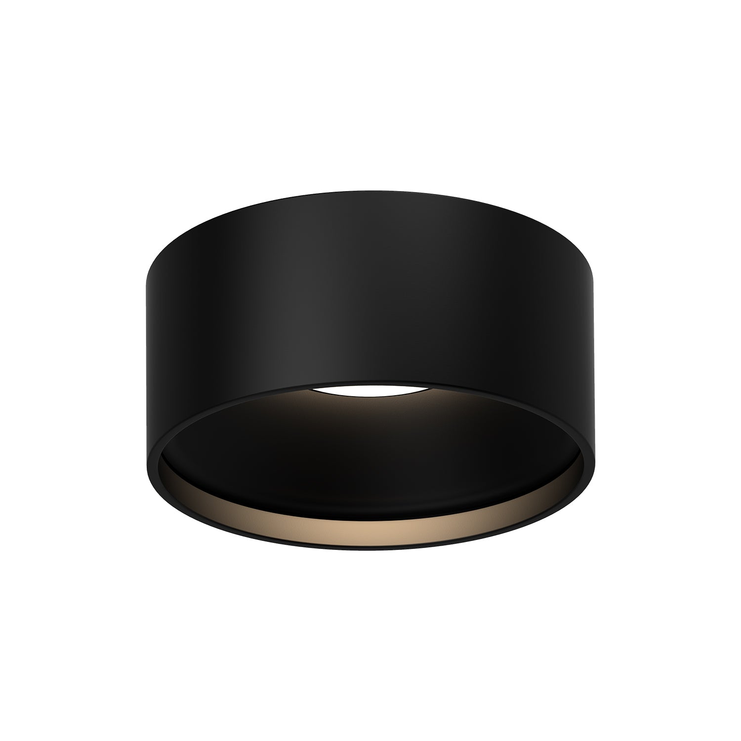 Lucci LED Flush Mount in Black Finish | Kuzco Lighting