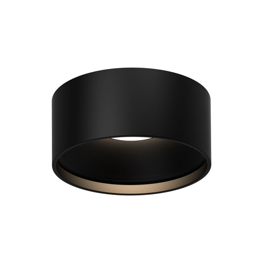 Lucci LED Flush Mount in Black Finish | Kuzco Lighting