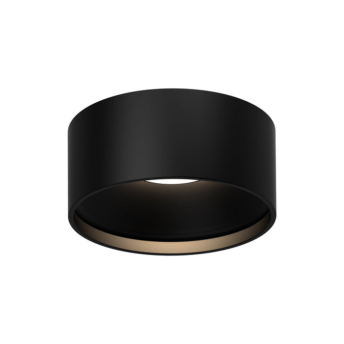 Lucci LED Flush Mount in Black Finish | Kuzco Lighting