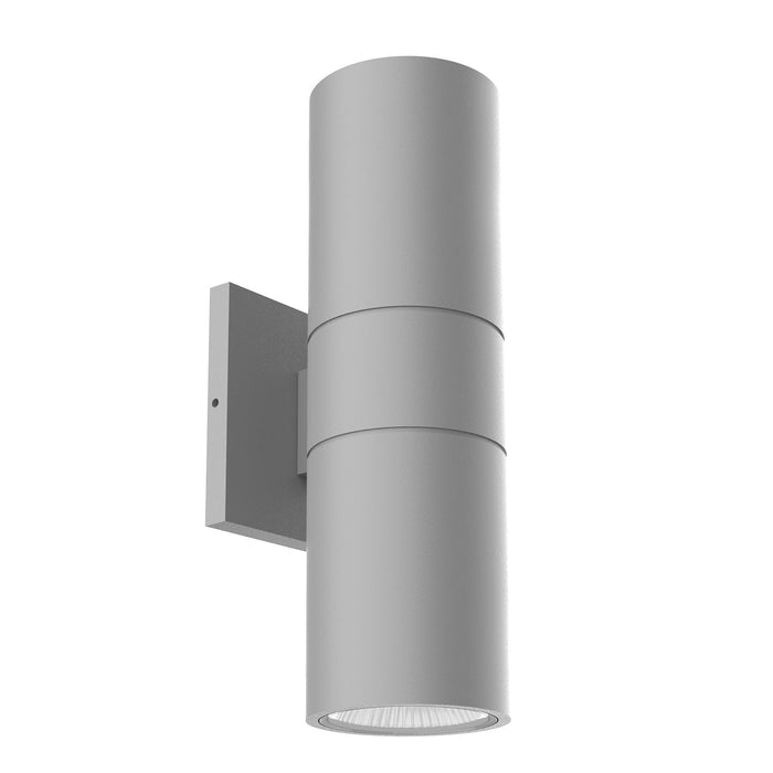 Lund LED Exterior Wall Sconce in Gray Finish | Kuzco Lighting