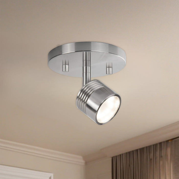 Modern LED Single Fixed Track Fixture by Kuzco Lighting