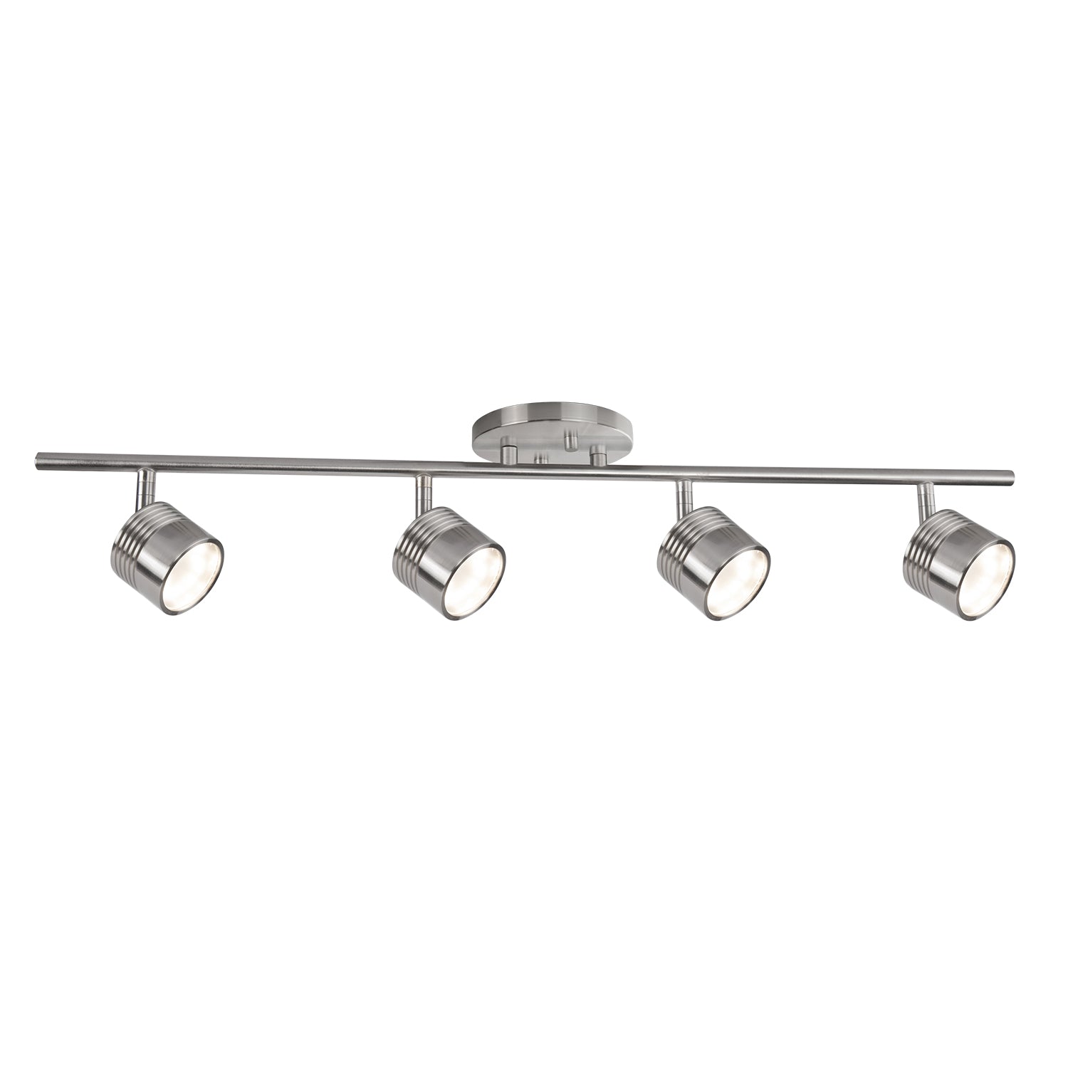 Lyra LED Track Lights in Brushed Nickel Finish | Kuzco Lighting