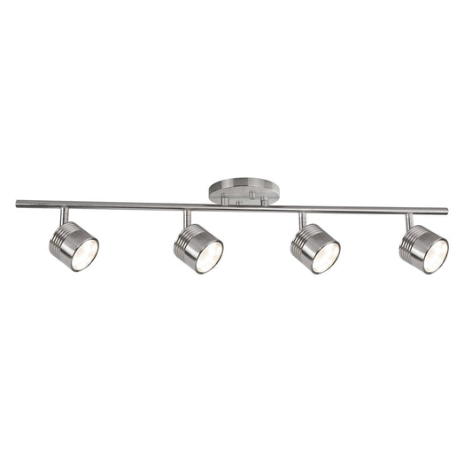Lyra LED Track Lights in Brushed Nickel Finish | Kuzco Lighting