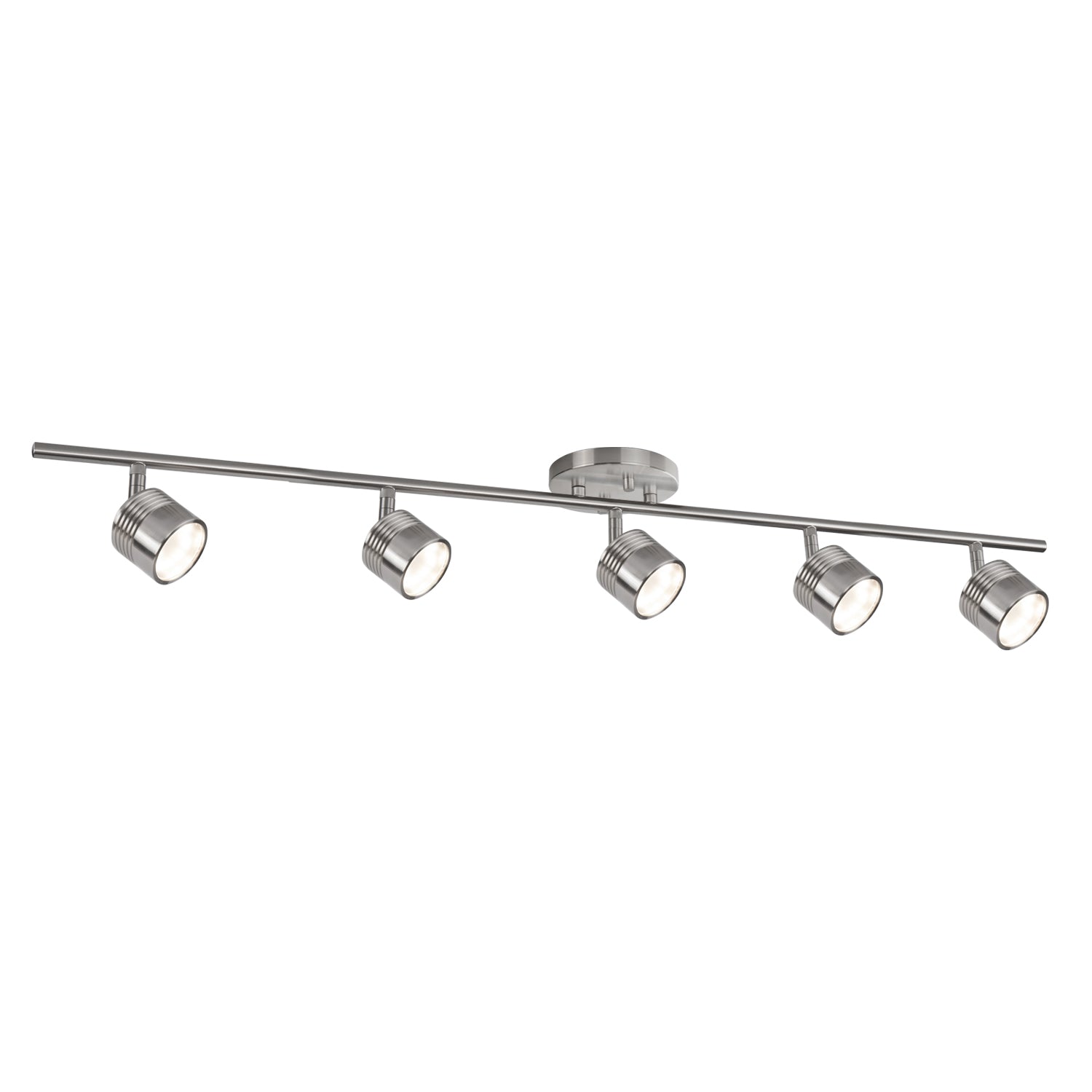 Lyra LED Track Lights in Brushed Nickel Finish | Kuzco Lighting