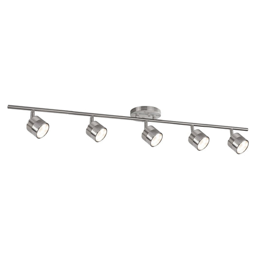 Lyra LED Track Lights in Brushed Nickel Finish | Kuzco Lighting