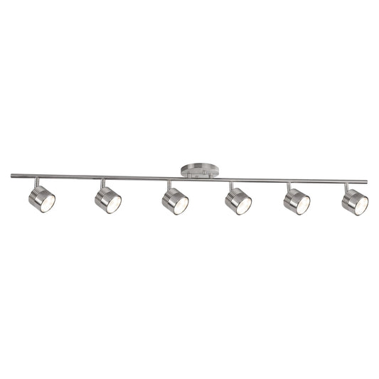 Lyra LED Track Lights in Brushed Nickel Finish | Kuzco Lighting
