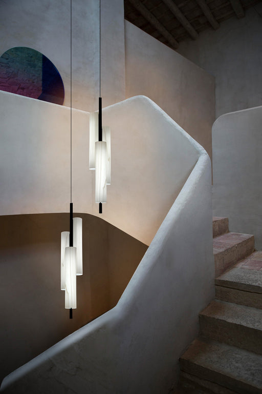 Black Note Triplet Multi-Light Pendant by LZF