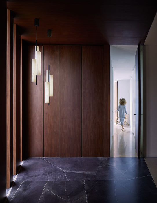 Black Note Triplet Multi-Light Pendant by LZF
