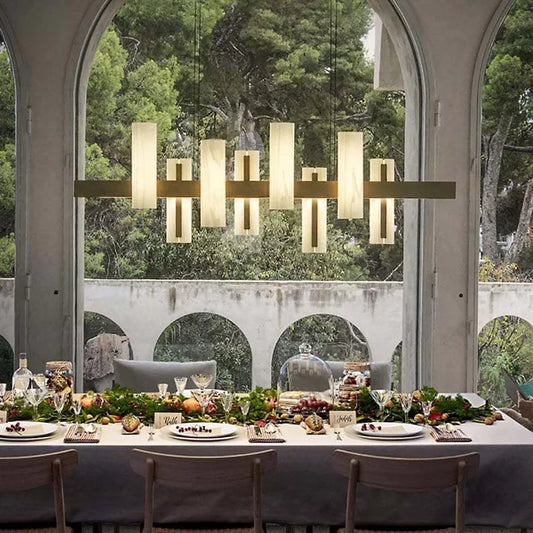 Black Note Keys Linear Pendant