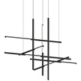 Load image into Gallery viewer, Labyrinth Intersections LED Chandelier - Satin Black
