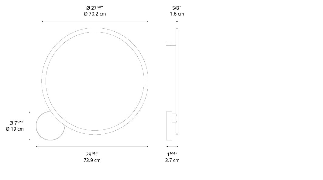 Discovery Wall / Ceiling Light