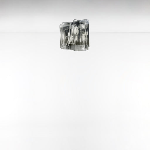 Logico Mini Ceiling Light by Artemide  - Grey Smoke Finish
