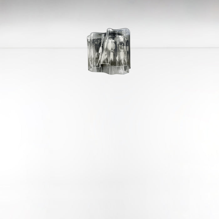 Logico Mini Ceiling Light by Artemide  - Grey Smoke Finish